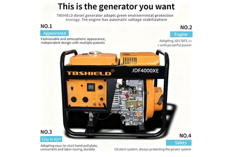 Silent Gasoline Generator factory